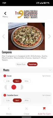 Pizza 9 android App screenshot 1