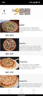 Pizza 9 android App screenshot 2